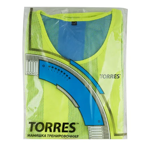 Манишка детская TORRES двухсторонняя, TR11950Y/B, р.Jr, тренировочная, полиэстер, жёлт-синий за 1&nbsp;026.80 ₽ в Череповеце