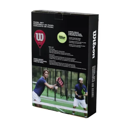 Набор для падела WILSON Optix XP Padel KIT, WR202110U2, ракетка + 3мяча, красный за 20&nbsp;362.60 ₽ купить в Череповеце