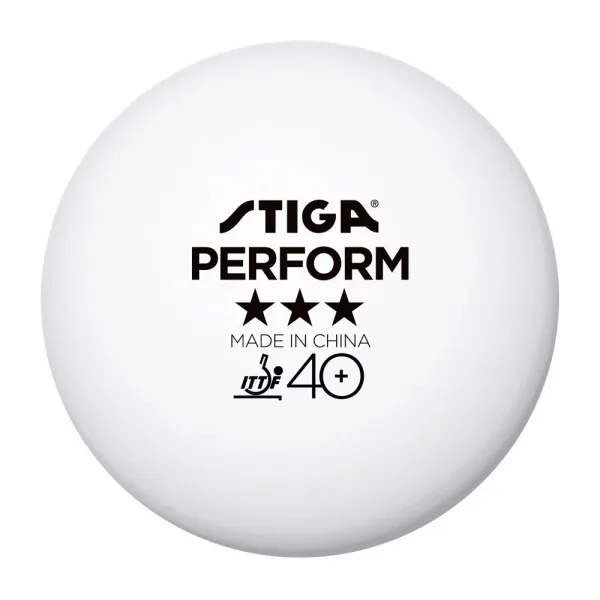 Мяч для наст. тенниса Stiga Perform 3***, 40+, 1113-2110-06, пластик, ITTF Appr., уп.6 шт, бел за 2&nbsp;121.60 ₽ в Череповеце