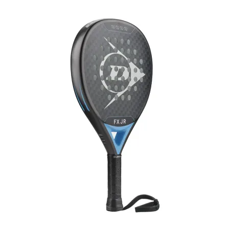 Ракетка для падела Dunlop FX Jr, 10370738, для юниоров, гибрид, графит, черно-голубой за 11&nbsp;019.40 ₽ купить в Череповеце