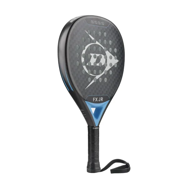 Ракетка для падела Dunlop FX Jr, 10370738, для юниоров, гибрид, графит, черно-голубой за 11&nbsp;019.40 ₽ в Череповеце