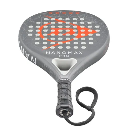 Ракетка для падела Dunlop Nanomax Pro, 10370739, для профессионалов, карбон,серо-оранжевый за 17&nbsp;248.20 ₽ купить в Череповеце