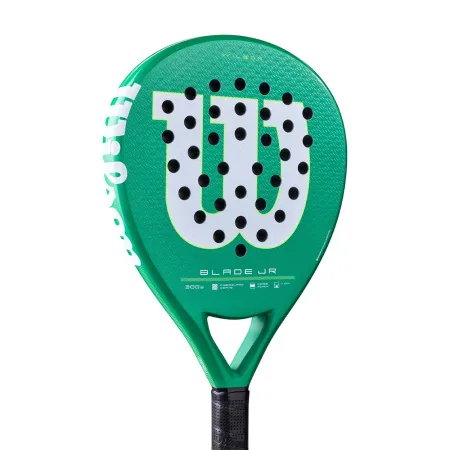 Ракетка для падела WILSON Blade Jr  V4 Padel, WR213811U0, для начин-х, стекловолокно, зеленый за 14&nbsp;934.50 ₽ купить в Череповеце
