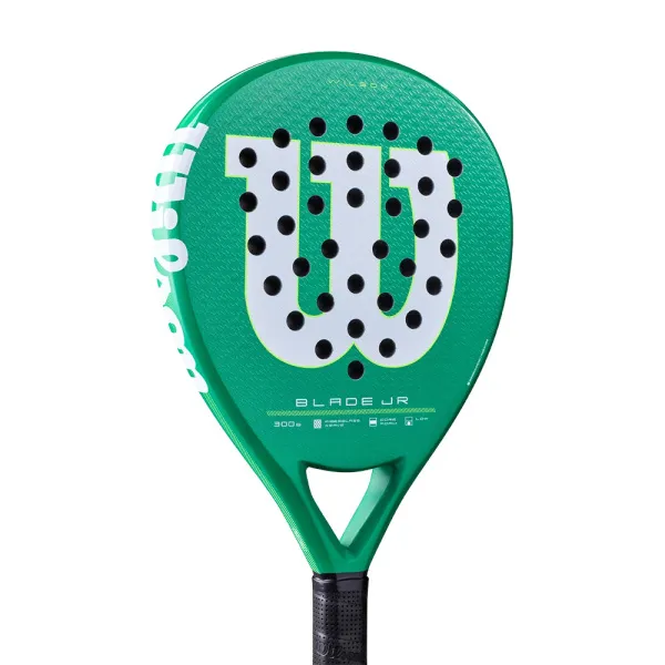Ракетка для падела WILSON Blade Jr  V4 Padel, WR213811U0, для начин-х, стекловолокно, зеленый за 14&nbsp;934.50 ₽ в Череповеце