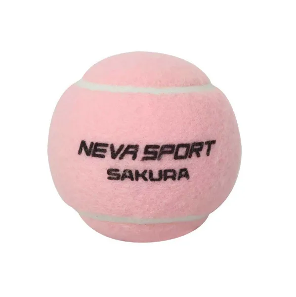 Мяч для падела NS Sakura, UAA2, уп.3 шт, сукно, нат.резина, розовый за 824.50 ₽ в Череповеце