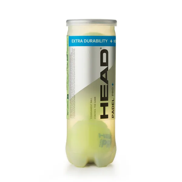 Мяч для падела HEAD Padel Pro+, 540203, уп.3 шт, FIP Approved, войлок,нат.резина,желтый за 933.30 ₽ в Череповеце