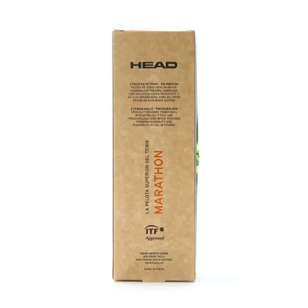Мяч теннисный HEAD Marathon 3B, 578183, крафт. упак.3шт, без давления, фетр, нат.резина,желтый за 1&nbsp;055.70 ₽ купить в Череповеце