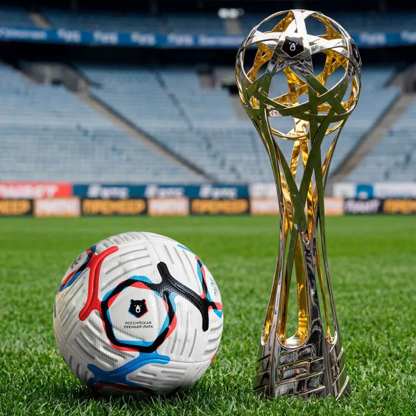 Мяч футб. KELME Russian Premier League, 7601QU5216-100, р.5, FIFA Pro, 10п, ПУ, термосш, бел-син-кр за 10&nbsp;672.60 ₽ в Череповеце