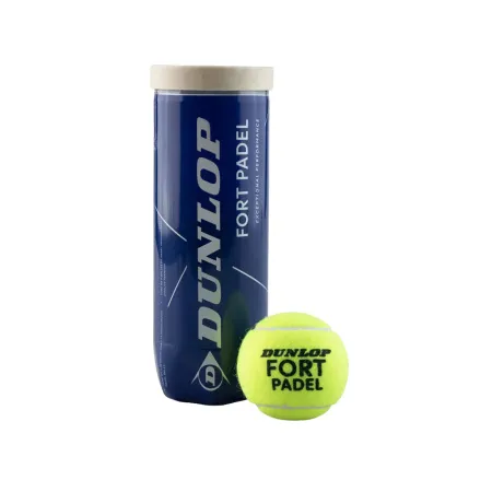 Мяч для падела Dunlop Fort Padel, 601555, уп.3 шт, FIP, сукно, нат.резина,желтый за 1&nbsp;135.60 ₽ купить в Череповеце