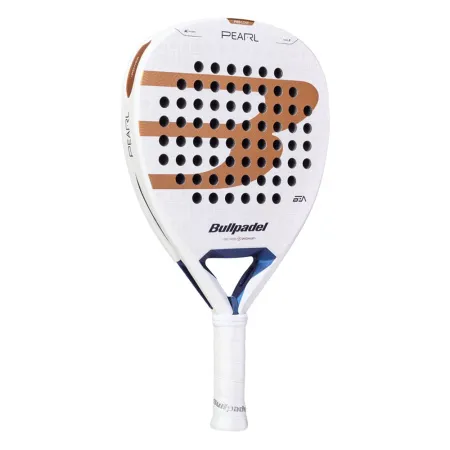 Ракетка для падела BULLPADEL Pearl 27, 497249, для проф-в, стекловолокно,карбон, бело-золотистый за 44&nbsp;319 ₽ купить в Череповеце