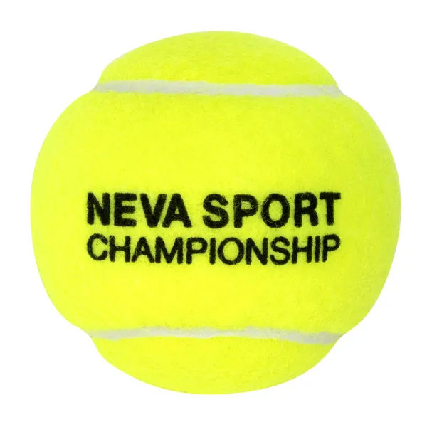 Мяч теннисный NS Championship 3B, 124001, уп.3шт, сукно, нат.резина, желтый за 646 ₽ в Череповеце