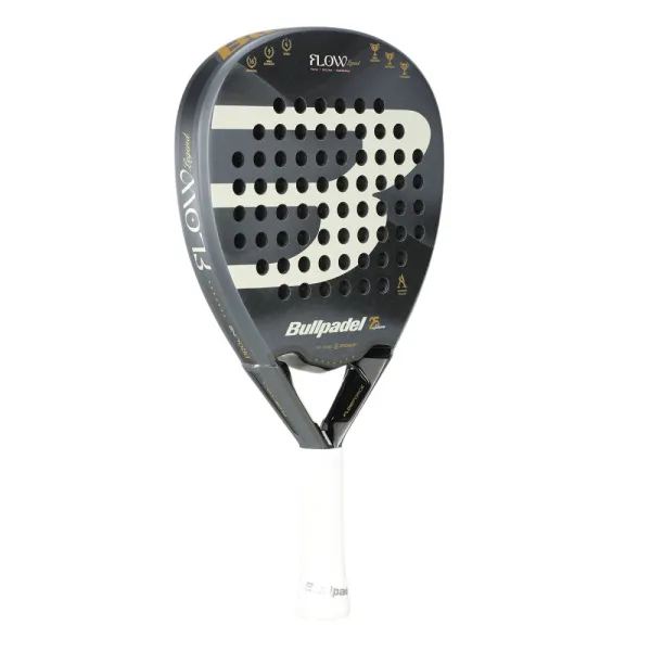 Ракетка для падела BULLPADEL Flow Legend, 494405, для профессионалов, стекловолокно,черно-белый за 31&nbsp;307.20 ₽ в Череповеце