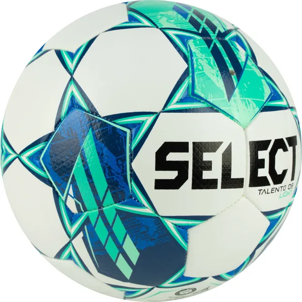 Мяч футб. SELECT Talento DB Light V23, 0775860004, р.5, 32п, ПУ, гибрид.сш, бело-зеленый за 5&nbsp;531.80 ₽ в Череповеце