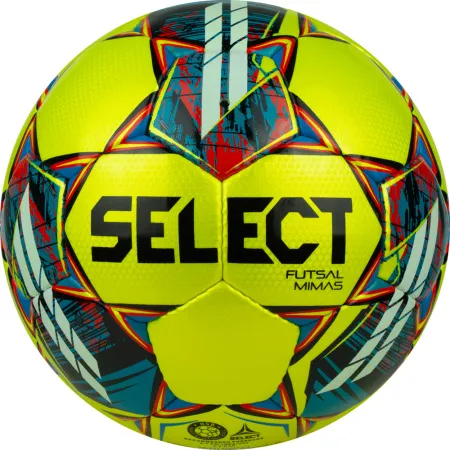 Мяч футзал. SELECT Futsal Mimas, 1053460550, р.4,FIFA Basic, 32 пан, гл.ПУ, руч.сш, жел-сине-красный за 6&nbsp;303.60 ₽ купить в Череповеце