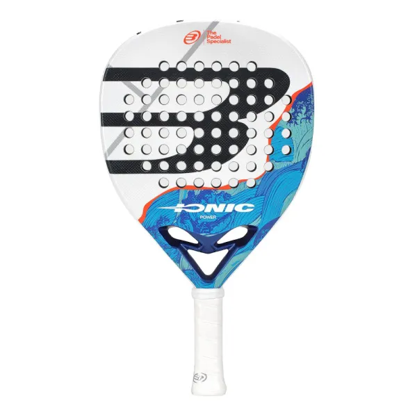 Ракетка для падела BULLPADEL Ionic Power 26, 494411, для продв. игроков, стекловолокно, сине-белый за 28&nbsp;944.20 ₽ в Череповеце