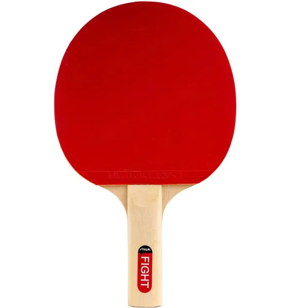 Ракетка для н/т Stiga Fight Red, 184001, для любителей, накладка 1,5 мм ITTF, прямая ручка за 1&nbsp;837.70 ₽ в Череповеце
