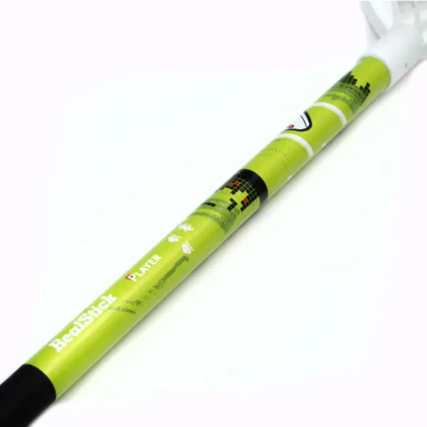 Клюшка для флорбола RealStick Player, MR-KF-Pl95, 95см, прямой крюк, композит, черно-салатовый за 3&nbsp;605.70 ₽ в Череповеце