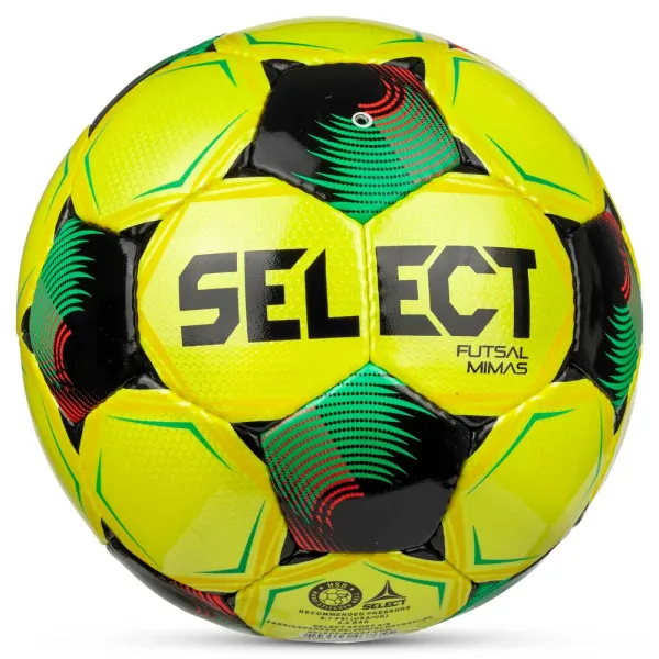 Мяч футзал. SELECT Futsal Mimas V26, 1053471007, р.4,FIFA Basic, 32п, ПУ, руч.сш, желто-зелено-черн. за 6&nbsp;113.20 ₽ в Череповеце