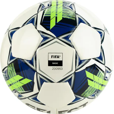 Мяч футзал. SELECT Futsal Master Shiny V22, 1043460004, р.4, Basic,32п, гл.ПУ, руч.сш,бел-син-зел за 7&nbsp;539.50 ₽ купить в Череповеце