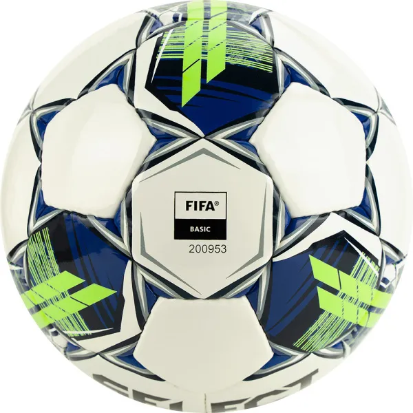 Мяч футзал. SELECT Futsal Master Shiny V22, 1043460004, р.4, Basic,32п, гл.ПУ, руч.сш,бел-син-зел за 7&nbsp;539.50 ₽ в Череповеце