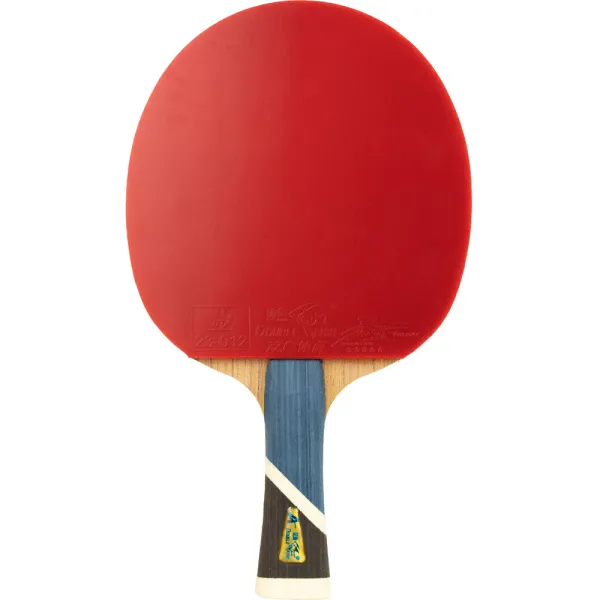 Ракетка для н/т DOUBLE FISH 5A+C, для продвин, ITTF Appr, накл. 2,1 мм, конич. ручка+ 2 мяча V40+мм за 2&nbsp;779.50 ₽ в Череповеце