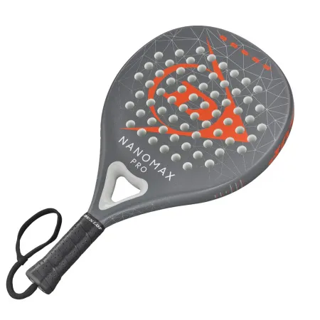 Ракетка для падела Dunlop Nanomax Pro, 10370739, для профессионалов, карбон,серо-оранжевый за 17&nbsp;248.20 ₽ купить в Череповеце