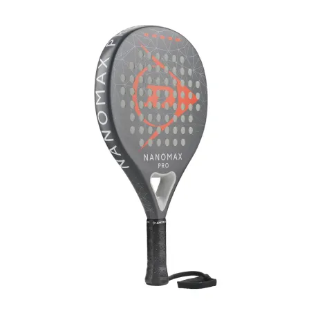 Ракетка для падела Dunlop Nanomax Pro, 10370739, для профессионалов, карбон,серо-оранжевый за 17&nbsp;248.20 ₽ купить в Череповеце