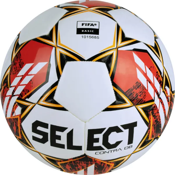 Мяч футб. SELECT Contra DB V23, 0854160300, р.4, FIFA Basic, 32 пан, ПУ, гибрид.сш, бел-чер-красн за 4&nbsp;455.70 ₽ в Череповеце