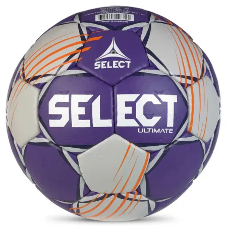 Мяч ганд. SELECT Ultimate Official EHF V24, 1612858999, Senior(р.3), EHF Appr, ПУ, руч.сш, фиол-сер за 15&nbsp;504 ₽ купить в Череповеце