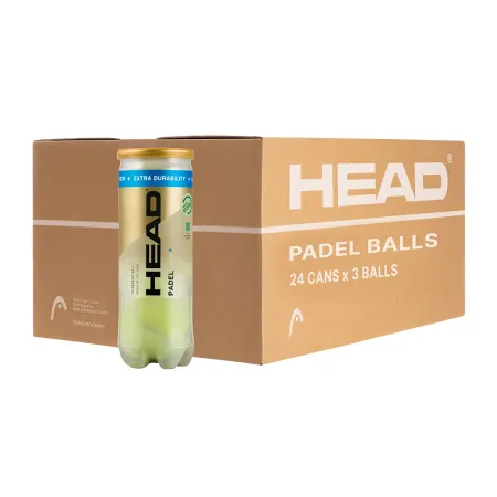 Мяч для падела HEAD Padel Pro S+, 540303, уп.3 шт, FIP Approved, войлок,нат.резина,желтый за 933.30 ₽ купить в Череповеце