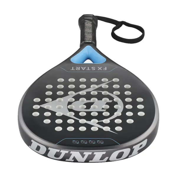 Ракетка для падела Dunlop FX Start, 10370737, для начинающих, гибрид, графит, черно-синий за 13&nbsp;175 ₽ в Череповеце