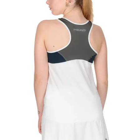 СЦ*Майка жен. HEAD Club 22 Tank Top W 814461-WHDB-L, р.L, 92% полиэстер, 8% эластан, белый за 3&nbsp;500.30 ₽ купить в Череповеце