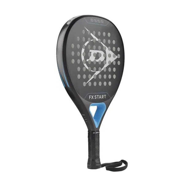Ракетка для падела Dunlop FX Start, 10370737, для начинающих, гибрид, графит, черно-синий за 13&nbsp;175 ₽ в Череповеце