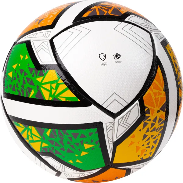 Мяч футзал. TORRES Futsal Club, FS323764, р.4, 10 пан. ПУ, 4 под. сл, гибрид. сш. бело-зел-оранж за 2&nbsp;264.40 ₽ в Череповеце