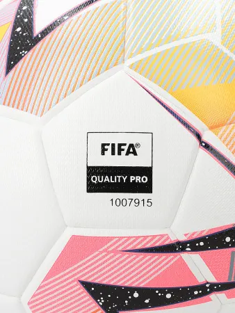 Мяч футзал PUMA Futsal 1, 08376301, р.4, FIFA Quality Pro, 32пан, ПУ, терм.сш, бело-розовый за 6&nbsp;502.50 ₽ купить в Череповеце