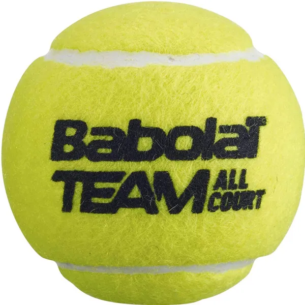 Мяч теннисный BABOLAT Team All Court,502081, уп.4 шт,одобр.ITF, сукно, нат.резина,желтый за 2&nbsp;385.10 ₽ в Череповеце