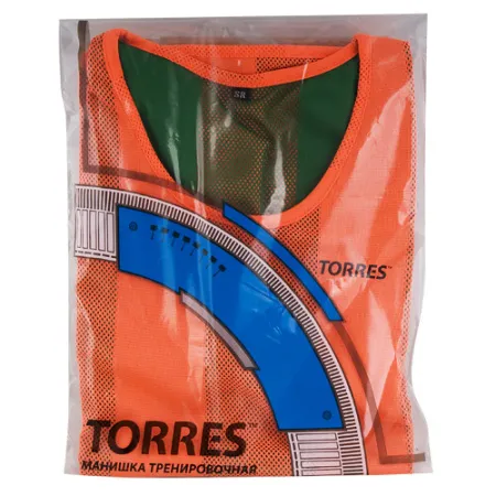 Манишка детская TORRES двухсторонняя, TR11949O/G, р.Jr, тренировочная, полиэстер, оранж-зелен за 1&nbsp;026.80 ₽ купить в Череповеце