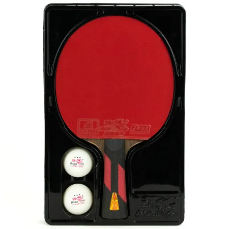 Ракетка для н/т DOUBLE FISH 7A+C, для професс.,ITTF Appr.,накл.2,1мм,+ 2 мяча V40+мм ITTF Appr за 3&nbsp;559.80 ₽ купить в Череповеце