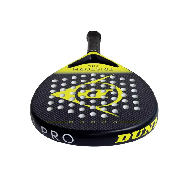 Ракетка для падела Dunlop Tristorm Pro, 10359946, для опытных игроков, графит, черно-желтый за 19&nbsp;643.50 ₽ в Череповеце