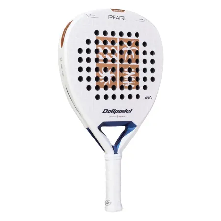 Ракетка для падела BULLPADEL Pearl 27, 497249, для проф-в, стекловолокно,карбон, бело-золотистый за 44&nbsp;319 ₽ купить в Череповеце