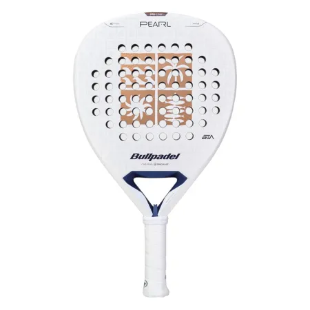 Ракетка для падела BULLPADEL Pearl 27, 497249, для проф-в, стекловолокно,карбон, бело-золотистый за 44&nbsp;319 ₽ купить в Череповеце