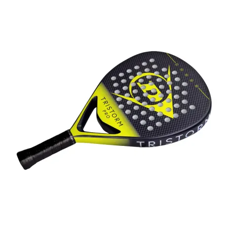 Ракетка для падела Dunlop Tristorm Pro, 10359946, для опытных игроков, графит, черно-желтый за 19&nbsp;643.50 ₽ купить в Череповеце