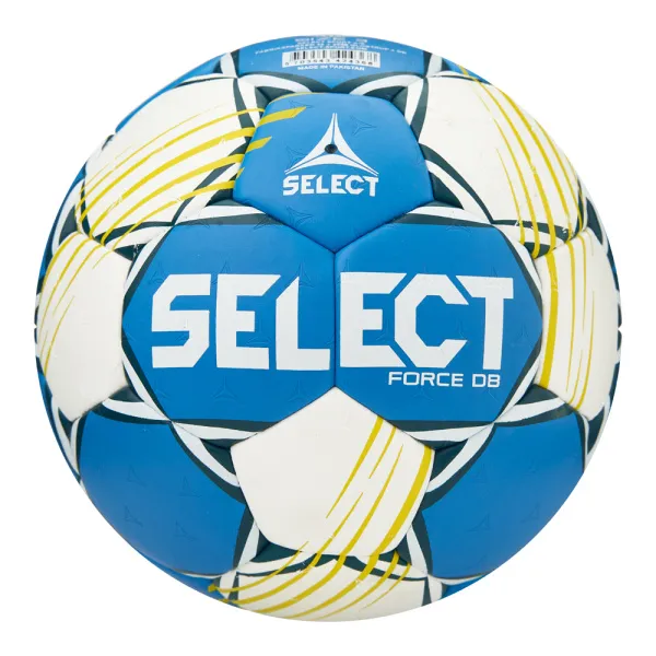Мяч ганд. SELECT HB FORCE DB V25, 1622858205, Senior (р.3), EHF Appr,ПУ, гибр.сш., сине-белый за 8&nbsp;438.80 ₽ в Череповеце