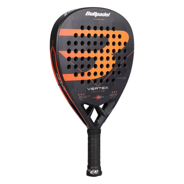 Ракетка для падела BULLPADEL Vertex Advance, 494414, для проф. и любителей, карбон, черно-оранжевый за 21&nbsp;559.40 ₽ в Череповеце